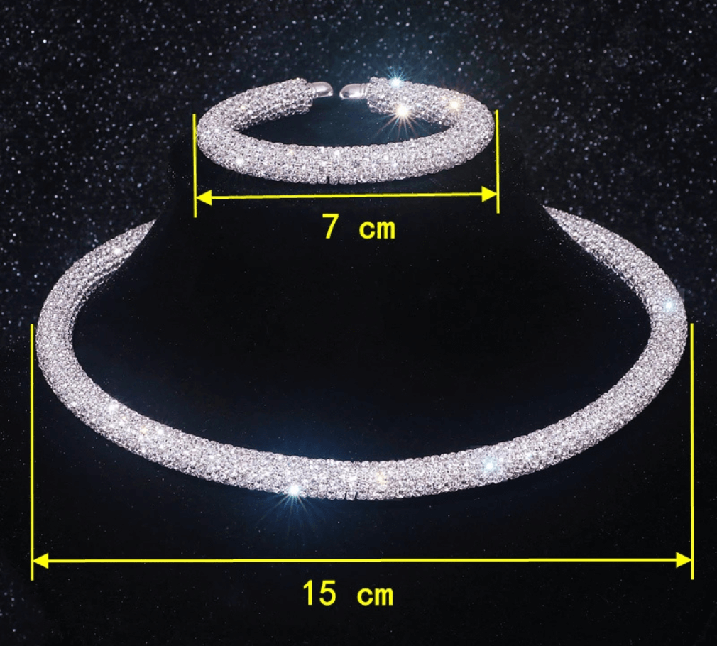 Unser Highlight - Glamouröser eleganter Schmuck-Set