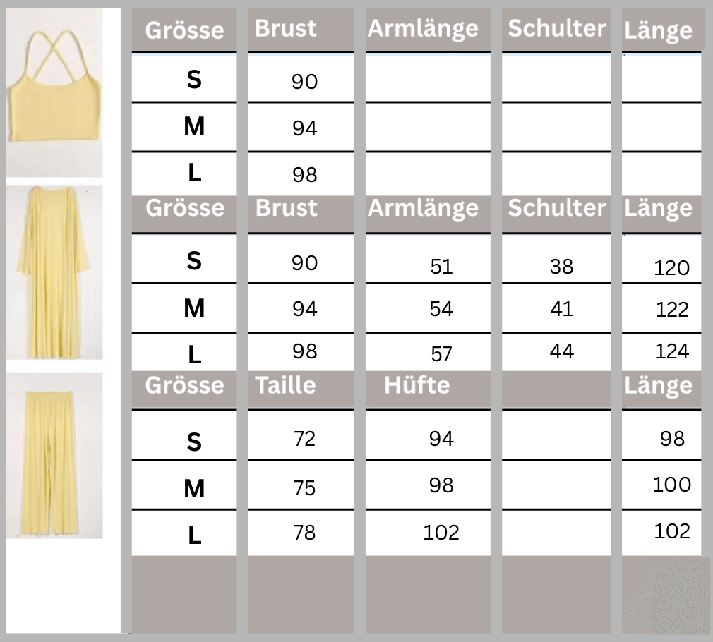 Magst Du weicher Strick? - Hier Dein 3-teiliger Freizeitanzug im Casual-Look