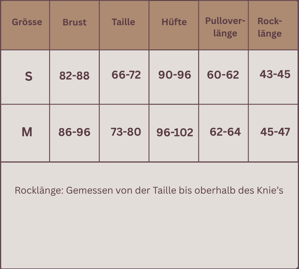 Mini Rock & Pullover mit Rautenmuster - im weichen Strick zum wohlfühlen