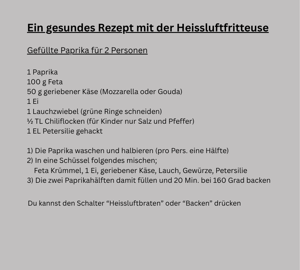 XXL Heißluftfritteuse 8,5 Liter - das zauberhafte 8-in-1 Multitalent in Deiner Küche