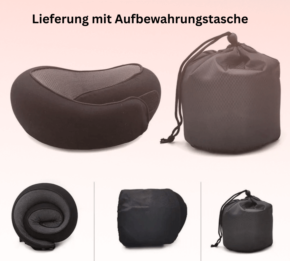 Weiches Nackenkissen - 360° Unterstützung für Deinen Nacken