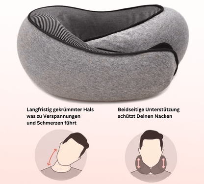 Weiches Nackenkissen - 360° Unterstützung für Deinen Nacken