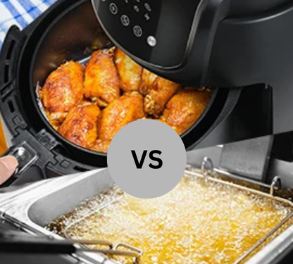 XL Heißluftfritteuse mit LED-Touchscreen - Hole Dir Dein Kochpilot für gesündere Rezepte