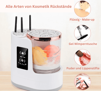 Hocheffizienter elektrischer 3-in-1 Make-up Pinselreiniger
