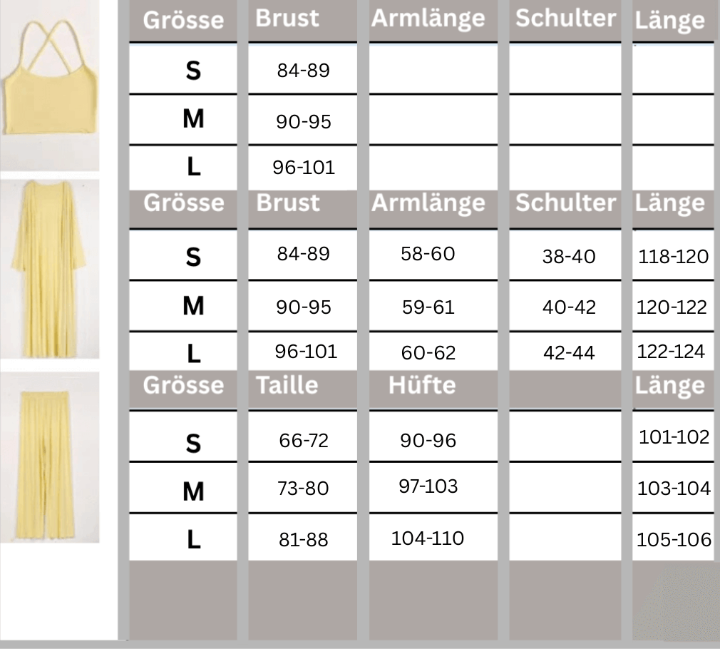 Magst Du weicher Strick? - Hier Dein 3-teiliger Freizeitanzug im Casual-Look