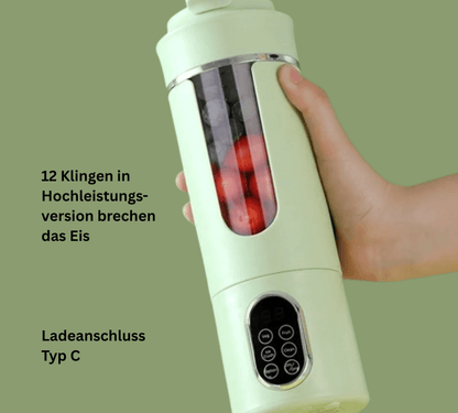 Tragbarer elektrischer Obstmixer - mit Energie in den Tag starten