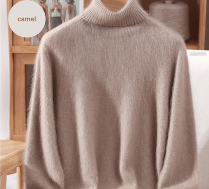 Der Rollkragenpullover, der jedes Outfit aufwertet – aus luxuriösem Nerzkaschmir