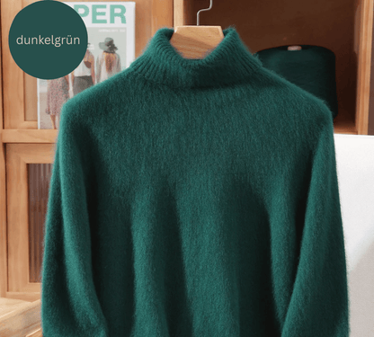 Der Rollkragenpullover, der jedes Outfit aufwertet – aus luxuriösem Nerzkaschmir