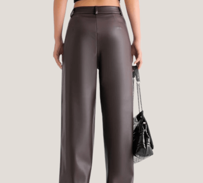 Sag Hallo zu Deiner hochwertigen praktischen PU-Lederhose - warm, stylisch, einfach DU