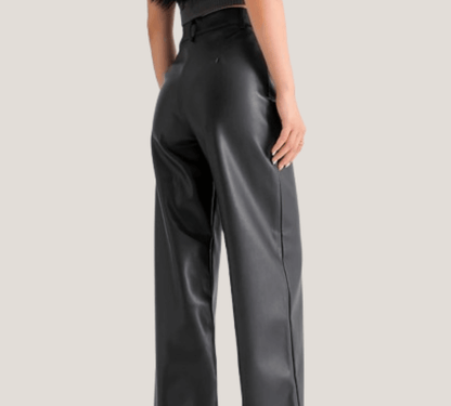 Sag Hallo zu Deiner hochwertigen praktischen PU-Lederhose - warm, stylisch, einfach DU