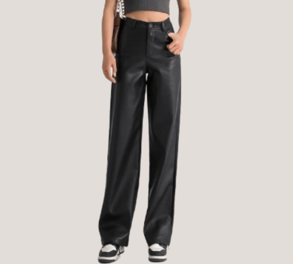 Sag Hallo zu Deiner hochwertigen praktischen PU-Lederhose - warm, stylisch, einfach DU