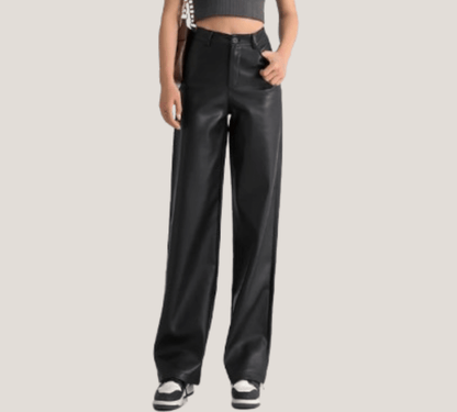 Sag Hallo zu Deiner hochwertigen praktischen PU-Lederhose - warm, stylisch, einfach DU