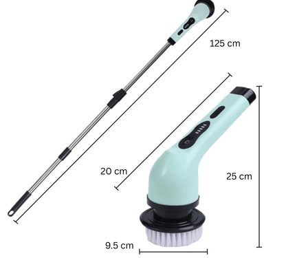 Elektrische 9-in-1 Reinigungsbürste - Deine neue Wunderwaffe im Haushalt