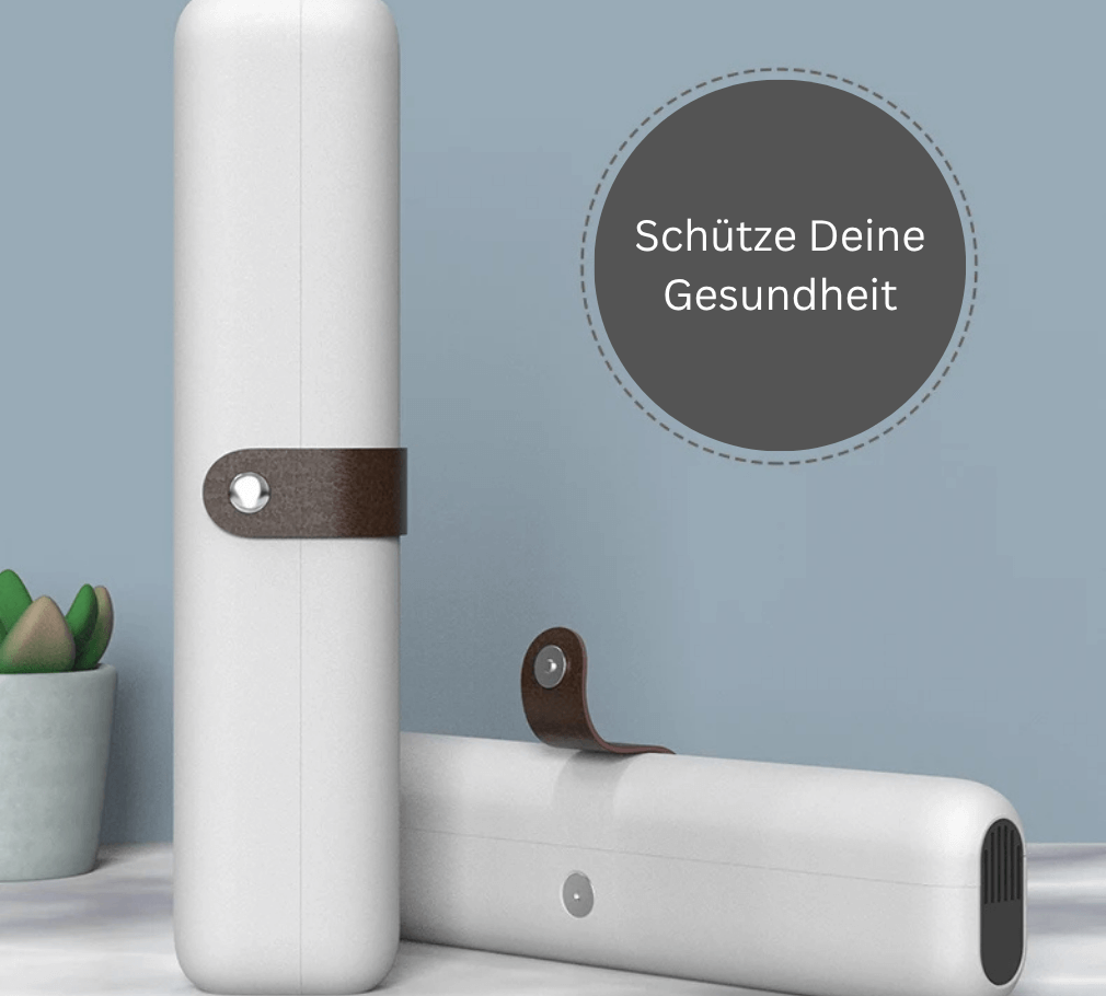 Das trendy Reiseetui - Zahnbürstensterilisator