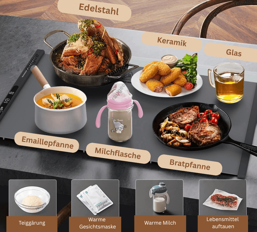 Elektrische Speisewärmeplatte - Immer perfekt temperiert