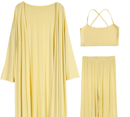 Magst Du weicher Strick? - Hier Dein 3-teiliger Freizeitanzug im Casual-Look