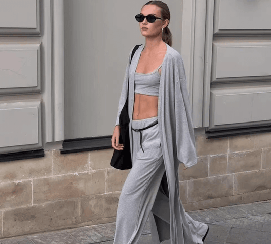 Magst Du weicher Strick? - Hier Dein 3-teiliger Freizeitanzug im Casual-Look