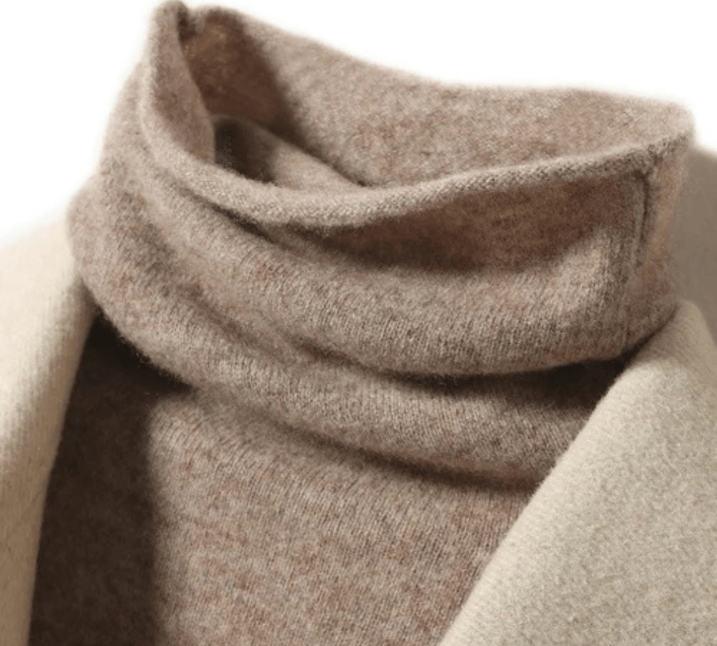 Rollkragenpullover aus 100% australischer Wolle - sanft - wärmend - zeitlos