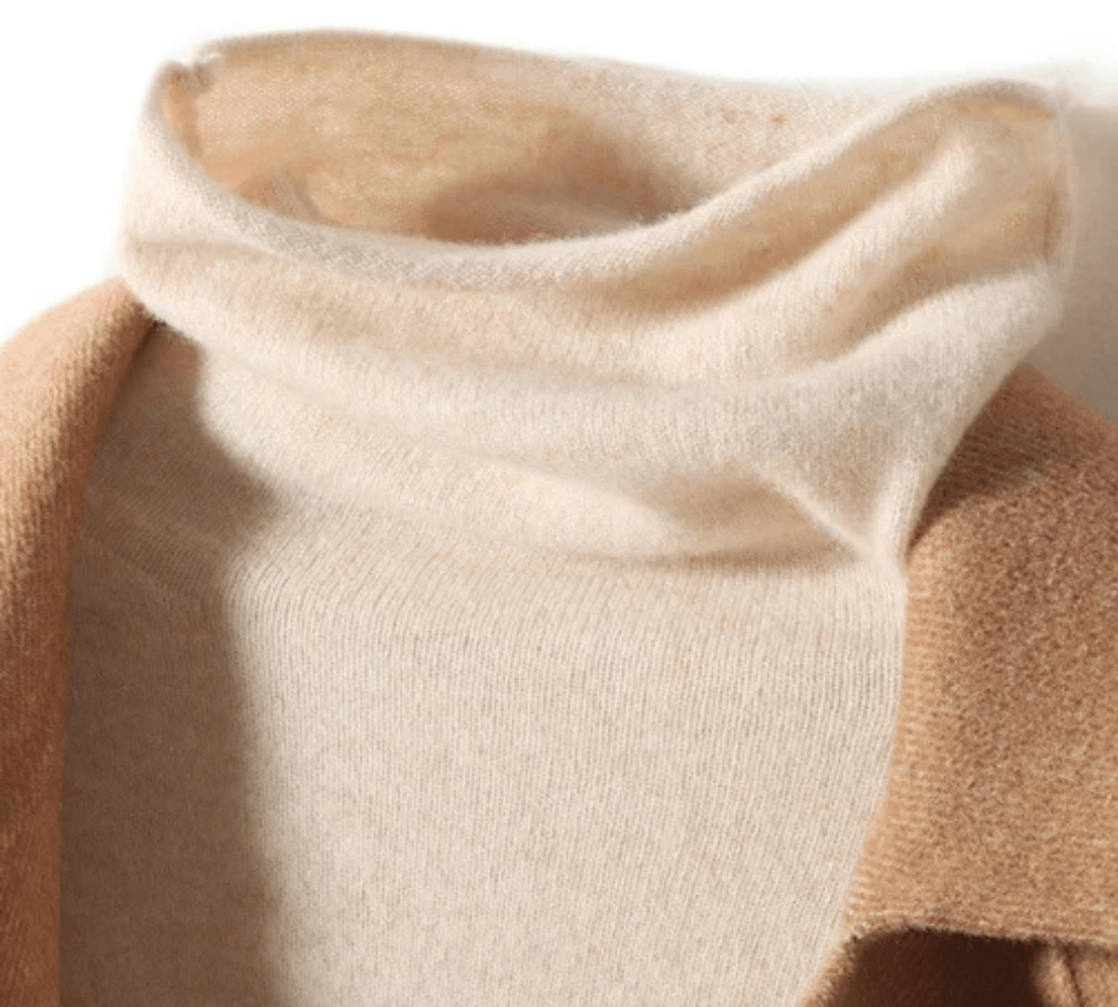 Rollkragenpullover aus 100% australischer Wolle - sanft - wärmend - zeitlos